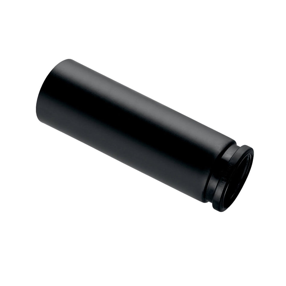 Geberit HDPE 90mm Black Straight Connector With Ring Seal Socket (366.887.16.1)